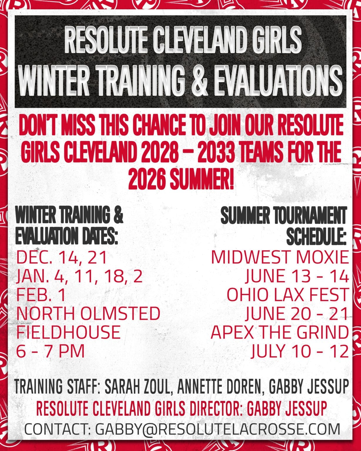 Resolute Cleveland Girls Info copy