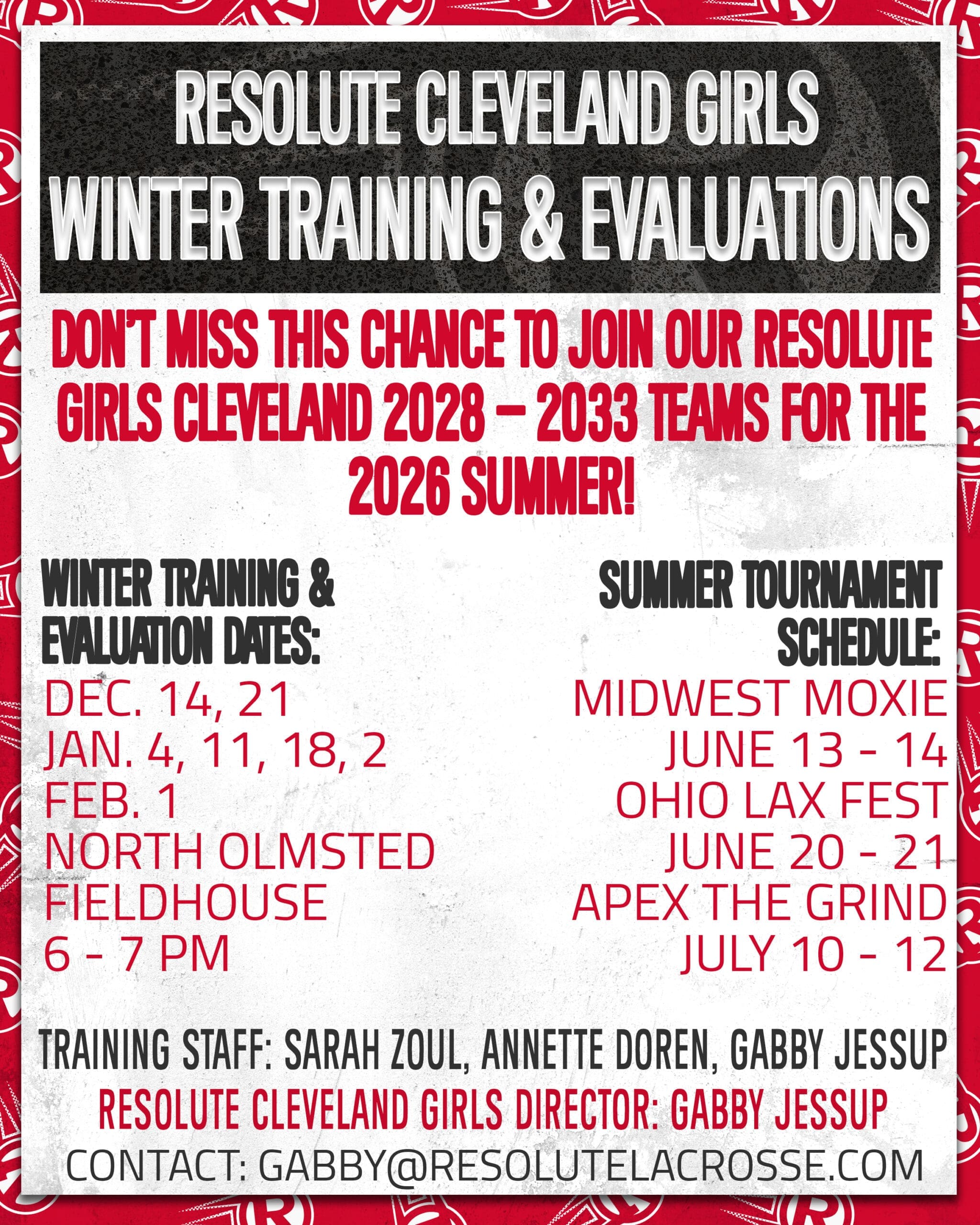 Resolute Cleveland Girls Info copy